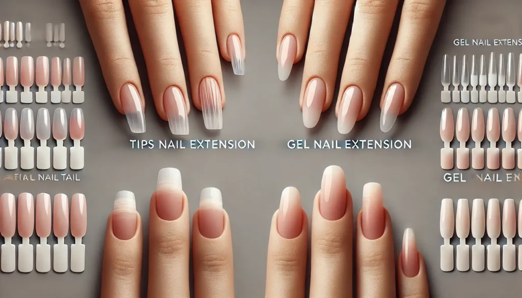 Protez Tırnak Tips Jel Uzatma Farkları